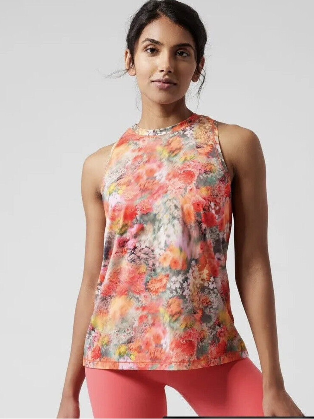 ATHLETA Refined Zephyr Tank in Bloom Spring Pink